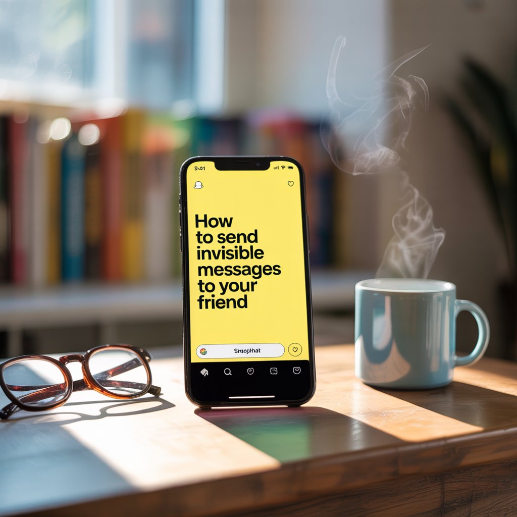 How to Send Invisible Messages to Your Friend on Snapchat image 1