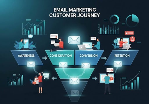 Email Marketing Customer Journey: Stages, Strategies & Examples for Every Step Email Marketing Customer Journey min